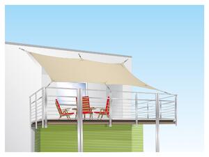 Livarno home Ochranná plachta proti slunci UV 60 (obdélníkový/béžový) (100388164004)