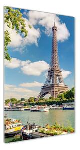 Vertikální Fotoobraz na skle Eiffelová věž Paříž osv-63313946