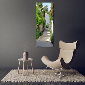 Vertikální Fotoobraz na skle Francouzské uličky osv-64004203