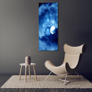 Vertikální Fotoobraz na skle Měsíc v úplňku osv-64099626