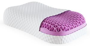 FDM Ergonomický polštář Aura Plus 58x33 cm bílý