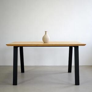 Jídelní stůl s masivní dubovou deskou Modena 2000 x 900 mm