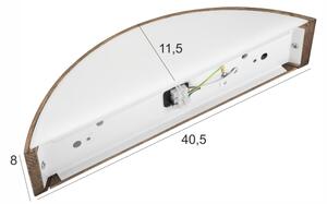 Brilagi - LED Nástěnné svítidlo CARVALHO 1xE27/60W/230V dub ořech