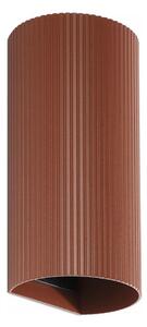 FARO 40545 - Nástěnné svítidlo SOLE 2xGU10/8W/230V cihlová vroubkovaná kulatý