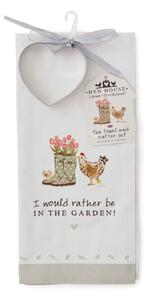 Bavlněná utěrka s vykrajovátkem v sadě 2 ks 45x65 cm Hen House – Cooksmart ®