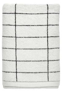 Bílý bavlněný ručník 50x100 cm Tile Stone – Mette Ditmer Denmark