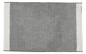Černobílá textilní koupelnová předložka 50x80 cm Grid – Mette Ditmer Denmark