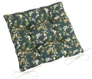 Bellatex Sedák LADA prošívaný 40x40 cm Větvička Zelená