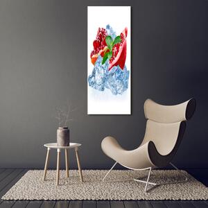 Vertikální Moderní skleněný obraz z fotografie Granátové jablko osv-66694236