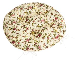 Bellatex Sedák Adéla prošívaný kulatý průměr 40 cm Růžička Růžová