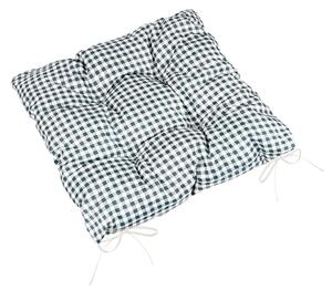 Bellatex Sedák BERTA prošívaný 40x40 cm Kostička Šedá,Bílá