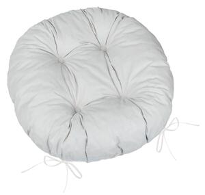 Bellatex Sedák Adéla prošívaný kulatý průměr 40 cm Šedá