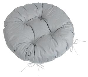 Bellatex Sedák Adéla prošívaný kulatý průměr 40 cm Šedá