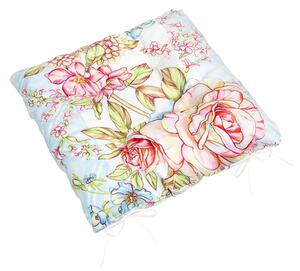 Bellatex Sedák Gita prošívaný 40x40 cm Růže Růžová,Modrá