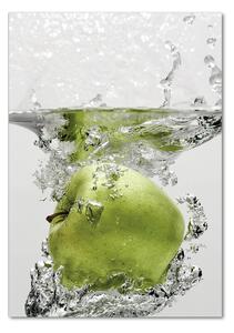 Vertikální Fotoobraz na skle Jablka pod vodou osv-67341164