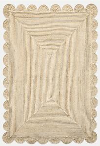 Diamond Carpets India, Ručně vázaný kusový koberec Aerie J 37 Natural, 120x170, béžová, chodba / předsíň