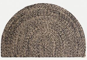 Diamond Carpets India, Ručně vázaná rohožka Eclipse J 53 Natural, 50x80, béžová, chodba / předsíň