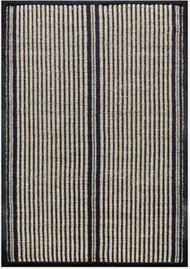 Diamond Carpets India, Ručně vázaný kusový koberec Elowen 116 Natural, 120x170, černá, chodba / předsíň