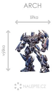 Ultra transformer textilní přelepitelná samolepka na zeď arch 36 x 45 cm