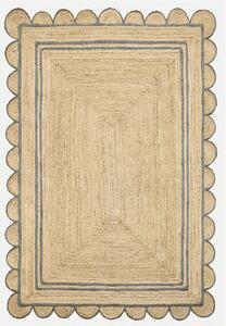 Diamond Carpets India, Ručně vázaný kusový koberec JREJ 36 Natural, 120x170, béžová, chodba / předsíň