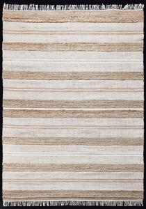 Diamond Carpets India, Ručně vázaný kusový koberec Praha HL 80 Natural Silver, 120x170, béžová, chodba / předsíň