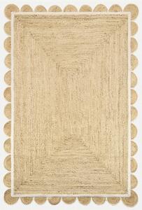 Diamond Carpets India, Ručně vázaný kusový koberec Solin J 40 Natural, 120x170, béžová, chodba / předsíň