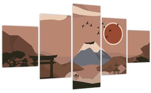 Obraz - Japonsko N⁰1 (125x70 cm)