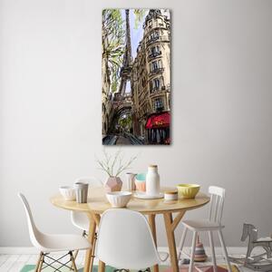 Vertikální Fotoobraz na skle Eiffelová věž Paříž osv-68019705