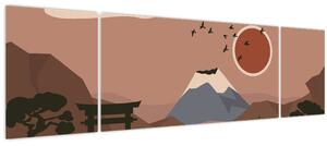 Obraz - Japonsko N⁰1 (170x50 cm)