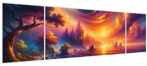 Obraz - Magický svět (170x50 cm)