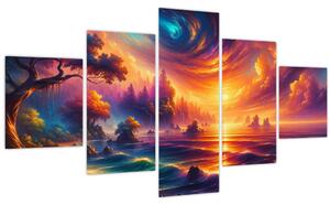 Obraz - Magický svět (125x70 cm)