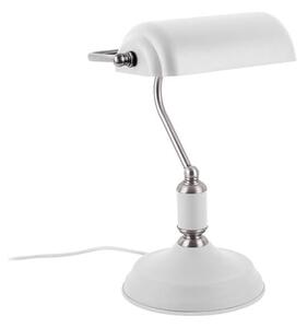 STOLNÍ LAMPA BANK BÍLÁ