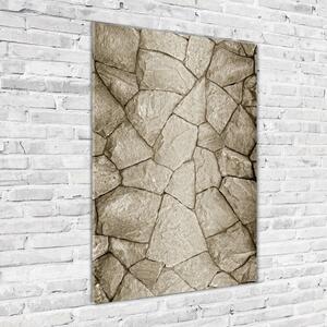 Vertikální Fotoobraz na skle Stěna z kamenů osv-68371040