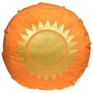 Meditační polštář - Slunce - dětský - oranžový