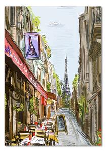 Vertikální Fotoobraz na skle Eiffelová věž Paříž osv-68683316