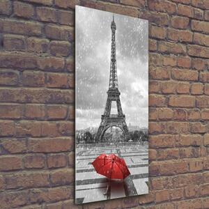Vertikální Fotoobraz na skle Eiffelová věž Paříž osv-68974359