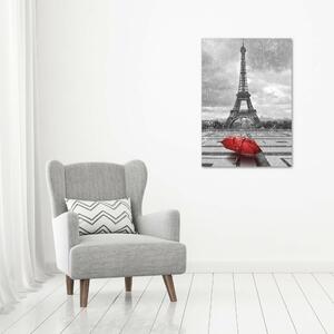 Vertikální Fotoobraz na skle Eiffelová věž Paříž osv-68974359