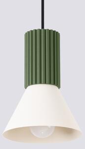 Sollux SL.1872 - Lustr na lanku ESTRIA 1xE14/10W/230V pr. 14 cm zelená