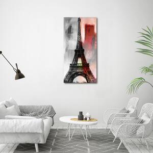 Vertikální Fotoobraz na skle Eiffelová věž Paříž osv-69569859