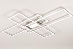 Stropní stmívatelné LED svítidlo do obýváku Contura Silver (LMD)
