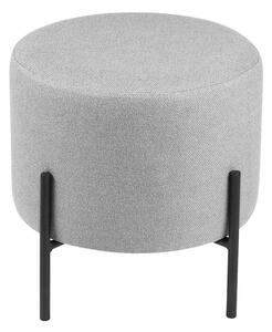 Puf amila Ø 40 cm šedý