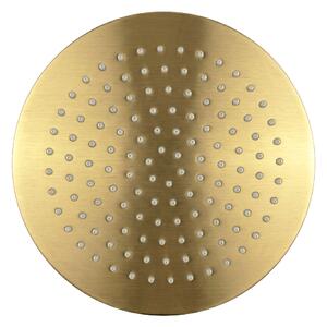 SPRCHOVÁ HLAVICE KULATÁ ZLATÁ KARTÁČOVANÁ REA JS-P014BG 25 cm