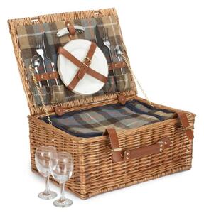 Willow Direct Piknikový koš COUNTRY HAMPER proutěný pro 2 osoby