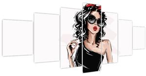 Obraz - Fashion woman (210x100 cm)