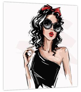 Obraz - Fashion woman (30x30 cm)