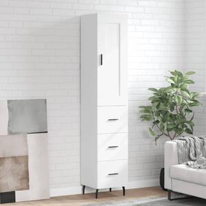 Skříň highboard bílá 34,5 x 34 x 180 cm kompozitní dřevo 3200209
