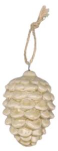 Det Gamle Apotek Závěsná dekorace Pinecone - Beige DGA208