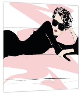 Obraz - Fashion lady (30x30 cm)