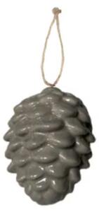 Det Gamle Apotek Závěsná dekorace Pinecone - Grey DGA206
