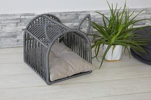 ASIR Provazová jeskyňka LONO šedá 44 cm